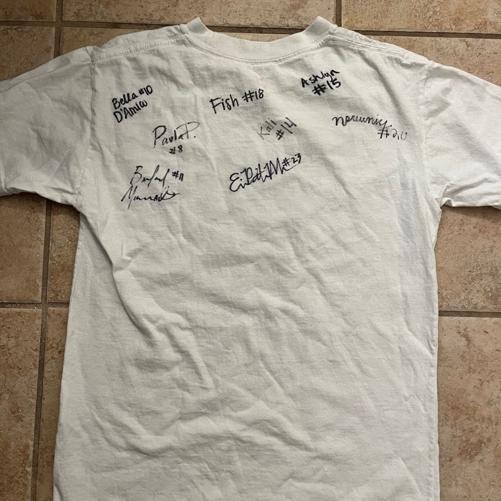 Georgia Tech Shirt signed by GT volleyball players